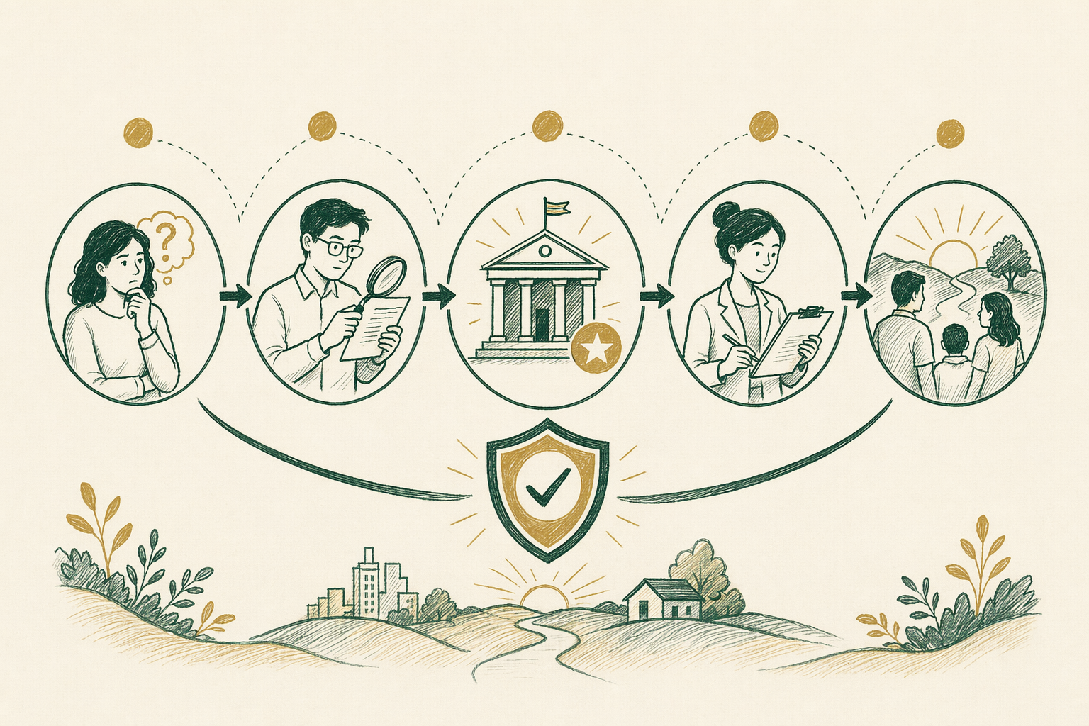 Illustration: Avoiding Legal and Immigration Scams
