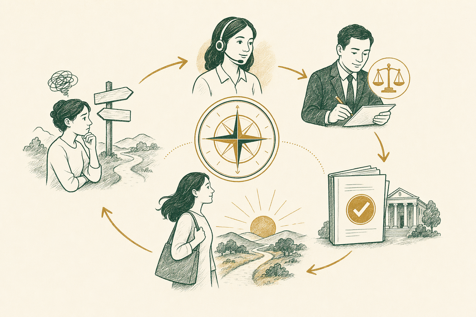 Illustration: How Legal Bearings works
