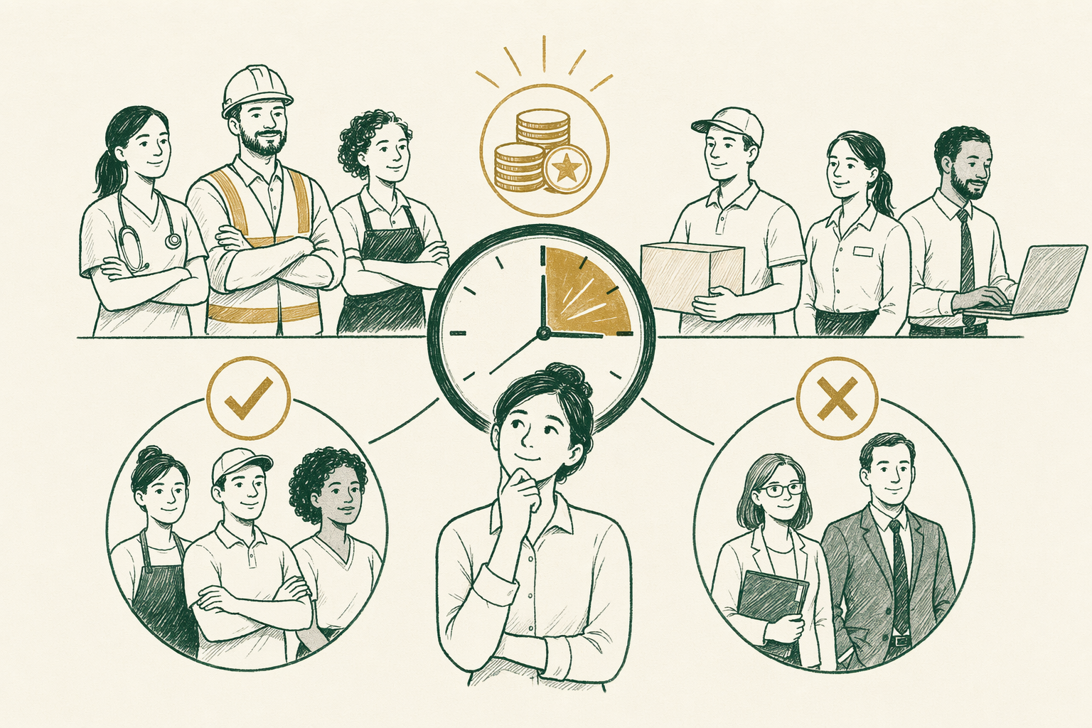 Rezime ilustrasyon: Peman Overtime: Kilès ki Elijib